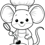 coloriage Souris Mise à jour pour enfant de 8 ans