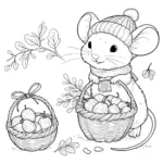 coloriage Souris Mise à jour pour primaire