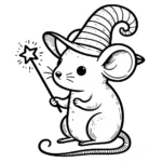 coloriage Souris Mise à jour pour enfants à télécharger