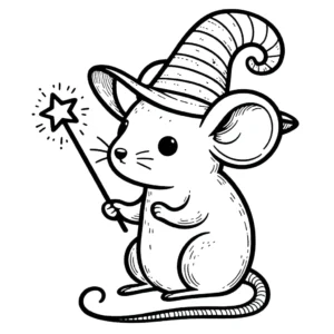 coloriage Souris Mise à jour pour enfants à télécharger