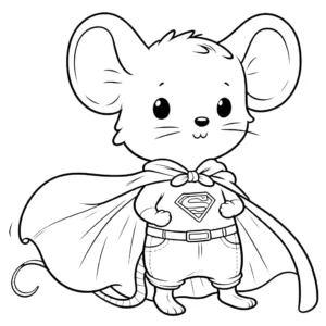 coloriage Souris Mise à jour à imprimer gratuitement