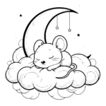 coloriage Souris Mise à jour pour enfant de 10 ans