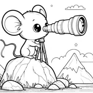 coloriage Souris Mise à jour a imprimer