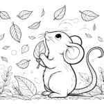coloriage Souris Mise à jour a imprimer