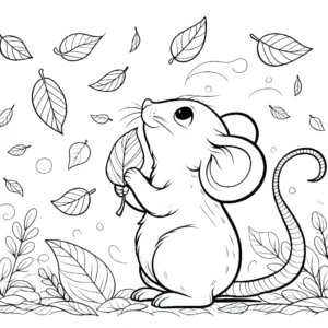 coloriage Souris Mise à jour a imprimer