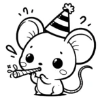 coloriage Souris Mise à jour à imprimer gratuitement pdf