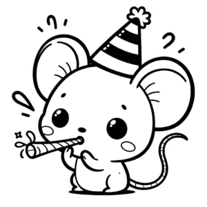 coloriage Souris Mise à jour à imprimer gratuitement pdf