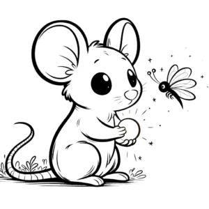 coloriage Souris Mise à jour de pour enfants