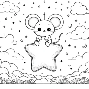 coloriage Souris Mise à jour pour enfant gratuit