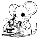 coloriage Souris Mise à jour gratuit en ligne