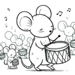 coloriage Souris Mise à jour a imprimer