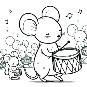 coloriage Souris Mise à jour a imprimer