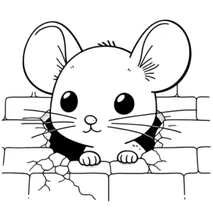 coloriage Souris Mise à jour a dessiner et imprimer