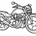 coloriage Spiderman Moto et decoupage a imprimer gratuit