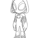 coloriage Spidey gratuit en ligne