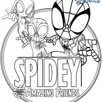 coloriage Spidey gratuit