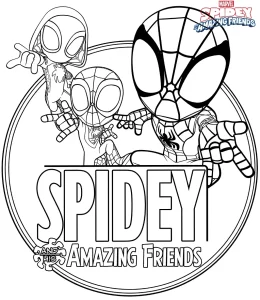 coloriage Spidey gratuit
