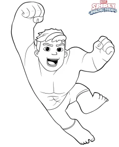 coloriage Spidey a imprimer gratuitement