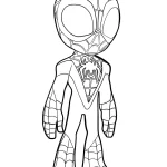 coloriage Spidey d