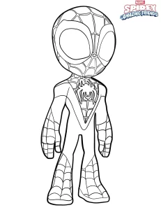 coloriage Spidey d