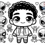 coloriage Spidey en ligne
