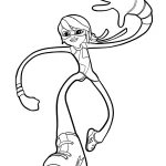 coloriage Spidey a imprimer pour enfant de 4 ans