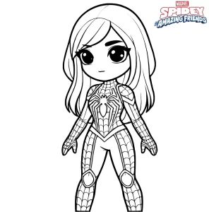 coloriage Spidey et dessin a imprimer