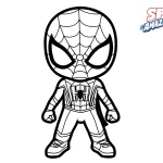 coloriage Spidey à imprimer pour enfant de 10 ans