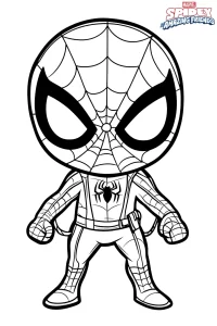 coloriage Spidey a imprimer gratuitement