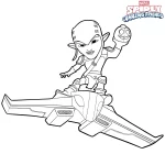coloriage Spidey à imprimer pour enfant de 9 ans