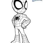 coloriage Spidey en ligne