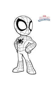 coloriage Spidey en ligne