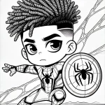 coloriage Spidey a imprimer gratuitement