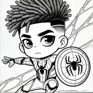 coloriage Spidey a imprimer gratuitement
