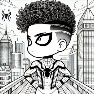 coloriage Spidey gratuit