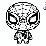 coloriage Spidey pour enfant de 10 ans