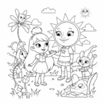 coloriage Stella et le Soleil a imprimer gratuit