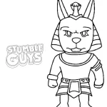 coloriage Stumble Guys pour enfant à imprimer