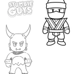 télécharger coloriage Stumble Guys gratuit
