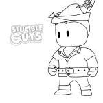 coloriage Stumble Guys à imprimer a4