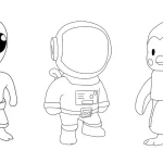 coloriage Stumble Guys a imprimer gratuit