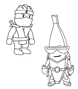 coloriage Stumble Guys à imprimer pdf