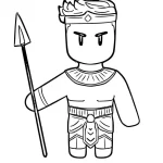 image de coloriage Stumble Guys pour enfant