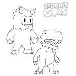image pour coloriage Stumble Guys enfant
