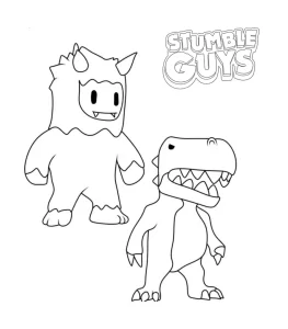 image pour coloriage Stumble Guys enfant