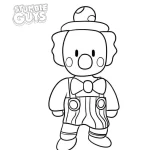 coloriage Stumble Guys a dessiner en ligne