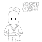 a imprimer coloriage Stumble Guys gratuit