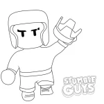 a imprimer coloriage Stumble Guys gratuit