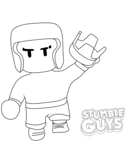 a imprimer coloriage Stumble Guys gratuit