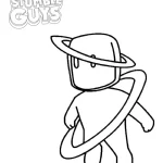 imprimer coloriage Stumble Guys pour enfant